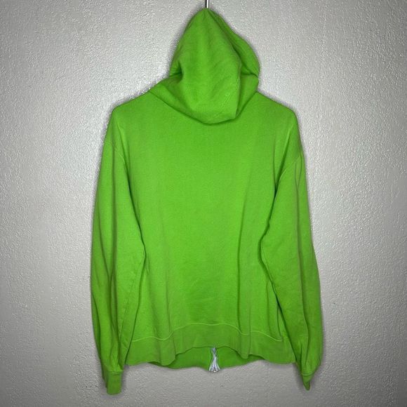 Y2K DC Skateboarding Full Zip Hoodie Green - Picture 3 of 5
